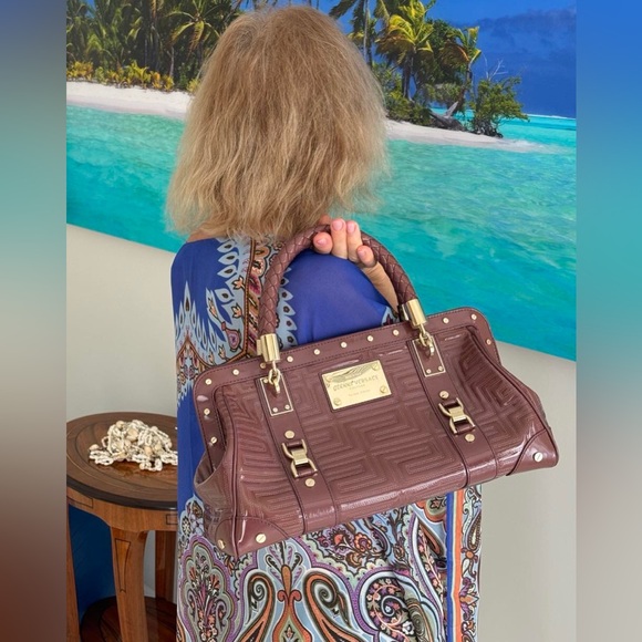 Versace Handbags - Brand New Gianni Versace Patent Leather Satchel